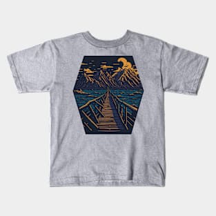 A walk to the mountains Kids T-Shirt